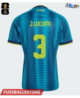 Günstige Kolumbien Jhon Lucumi #3 Auswärtstrikot WM 2026 Kurzarm